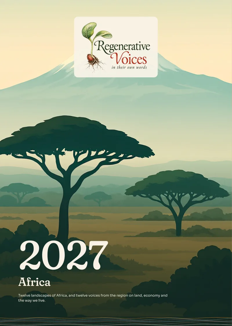 Cover of the 2027 Africa calendar